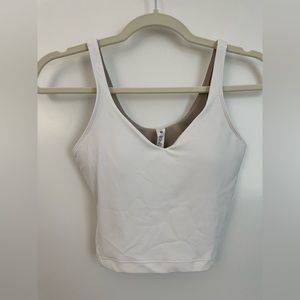 Lululemon white align tank size 4 (like new)